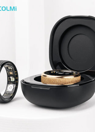 COLMI R10 Smart Ring with Charging Case for Men Women, Health and Sleep Monitor, 5ATM Waterproof, Multi-sport Mode