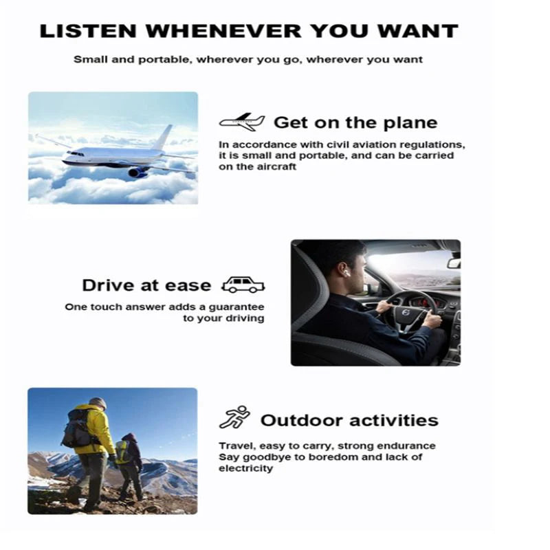 New TWS Bluetooth Earphone Wireless Earbuds Bluetooth in-Ear Headsets Wireless Earbuds Wireless Headphones Built-in Mic