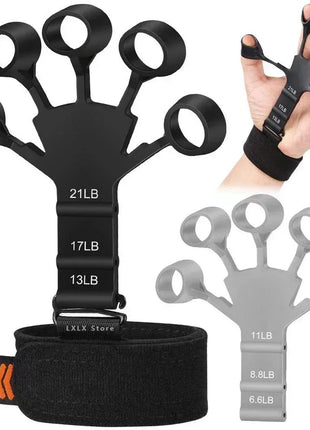 Hand Grip Strengthener Physical Tools Guitar Finger Trainer Training and Exercise Gym 6th Level Resistance Gripster Expander