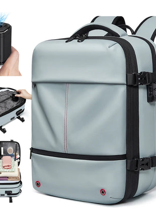 Travel casual Backpack 16 inch vacuum compression Laptop Backpack USB charging school Backpack Extended Hiking Business backpack