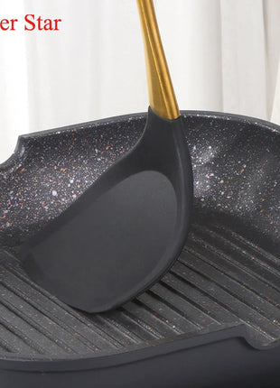 Silicone Spatula Heat-Resistant Non-Stick Set with Stainless Steel Handle for Pastry Baking Multifunction Cooking Kitchenware