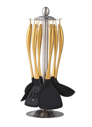 Silicone Spatula Heat-Resistant Non-Stick Set with Stainless Steel Handle for Pastry Baking Multifunction Cooking Kitchenware