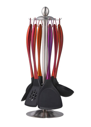 Silicone Spatula Heat-Resistant Non-Stick Set with Stainless Steel Handle for Pastry Baking Multifunction Cooking Kitchenware