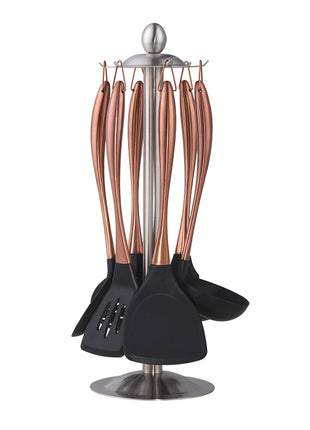 Silicone Spatula Heat-Resistant Non-Stick Set with Stainless Steel Handle for Pastry Baking Multifunction Cooking Kitchenware