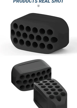 1/2Pcs Large Jaw Exerciser Fitness Jawline Muscle Training Double Chin Reducer Neck Face Slimming Mouth Jawliner Silicone Chew