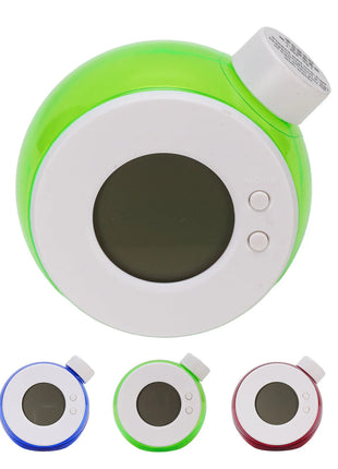 Water Powered LED Digital Alarm Clock Quiet Water Energy Clock Eco Conscious Clock For Nightstand Bedroom Office Living Room