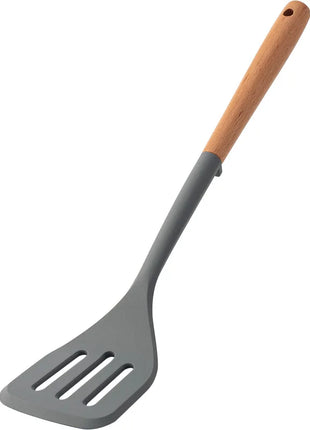 NEW Silicone Spatula Non Stick Pan Wooden Handle Silicone Vegetable Heat-resistant Silicone Cooking Spatula Spoon Kitchen tool