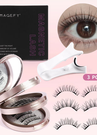 Glue Free Reusable Magnetic Eye Lashes