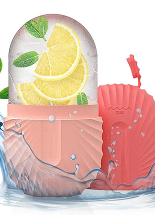 Ice Face Roller Ice Cube Beauty Massage Silicone Ice Mold For Eye Puffiness Ice Facial Roller Shrink Pores