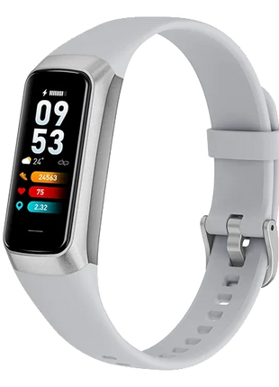 Men Women Pedometer Sport Fitness Tracker Amoled Smart Band Pro Heart Rate Blood Watch IP67 Waterproof Smart Bracelet