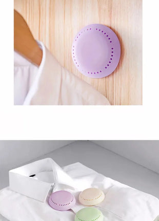 10pcs Toilet Air Deodorant Solid Round Fisher Aromatherapy Fragrance Lasting Deodorization Toilet Bedroom Wardrobe Car Home