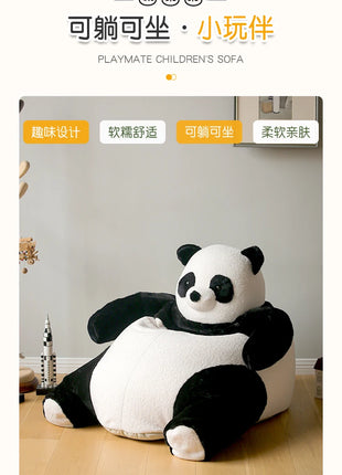 Balcony Living Room Bean Bags Cute Soft Nordic Floor Children Bedroom Sofa Chair Puffs Fluffy Single Canape Salon Furniture Home