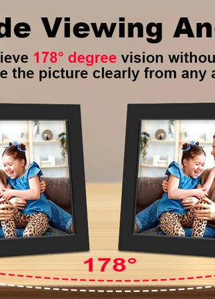 WiFi Digital Photo Frame 10.1 Inch 32GB Smart Digital Picture Frame with 1280x800 HD Touch Screen Digital Frame Christmas Gift