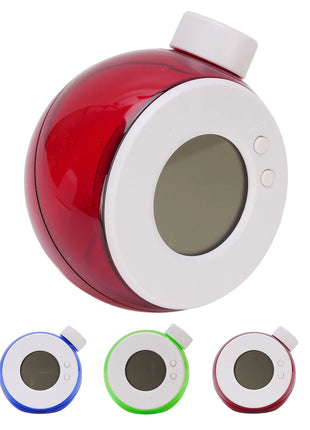 Water Powered LED Digital Alarm Clock Quiet Water Energy Clock Eco Conscious Clock For Nightstand Bedroom Office Living Room