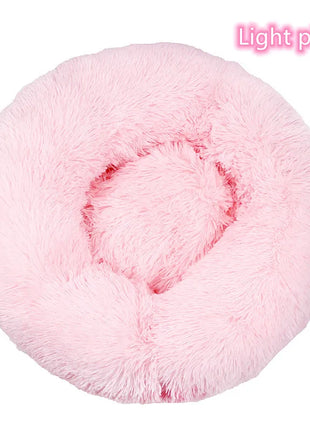 Super Soft Pet Cat Bed Plush Full Size Washable Calm Bed Donut Bed Comfortable Sleeping Artifact Suitable For All Kinds Of Cats