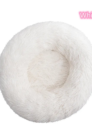 Super Soft Pet Cat Bed Plush Full Size Washable Calm Bed Donut Bed Comfortable Sleeping Artifact Suitable For All Kinds Of Cats
