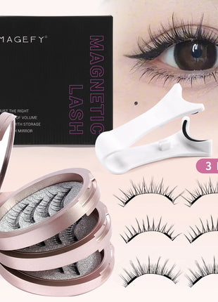 Glue Free Reusable Magnetic Eye Lashes