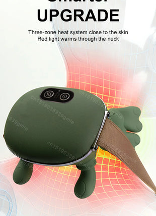 Bionic Neck Shoulder Massager Heated Back Massagers Electric Kneading Muscles Massage Pillow Neck Waist Leg Body ﻿3-Level Modes