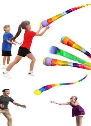 Children's Parent-child Interaction Hand Throwing Ribbon Rainbow Ball Outdoor Toys Sports Meteor Planet Sandbag Sensory Training