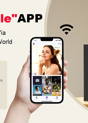 WiFi Digital Photo Frame 10.1 Inch 32GB Smart Digital Picture Frame with 1280x800 HD Touch Screen Digital Frame Christmas Gift