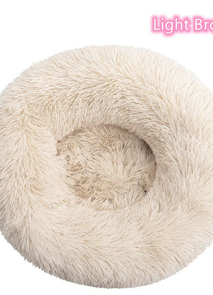 Super Soft Pet Cat Bed Plush Full Size Washable Calm Bed Donut Bed Comfortable Sleeping Artifact Suitable For All Kinds Of Cats