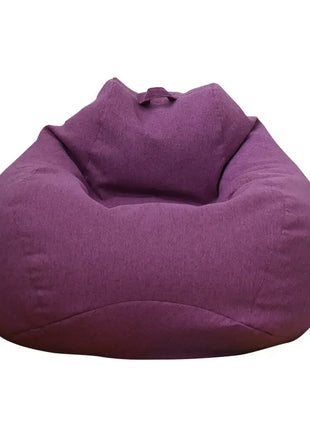 Lazy Sofas Cover Chairs Without Filler Comfortable Adults Bean Bag Chair Couch Living Room Bedroom Home Tatami Lounger Cover