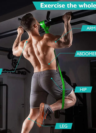 Resistance Band Heavy Duty Latex Sports Elastic Belt Pull Up Assist Bands For Pilates Workout Out Fitness Shape Body Home Gym