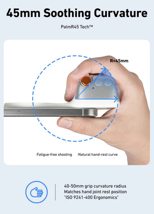 TELESIN Phone Camera Shoot Hand Grip Magnetic Smart Phone Holder Shooting Aid Remote Control Handle For Iphone Android Phone