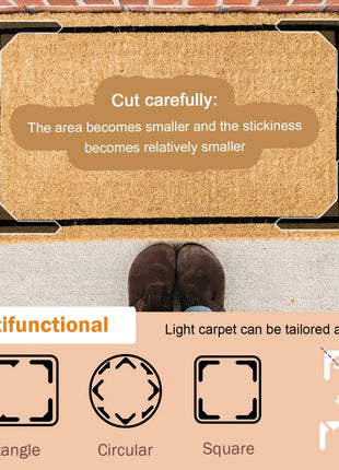 4/8pcs Rug Grippers For Area Rugs Non Slip Rug Gripper On Carpet For Hardwood Floors Updated L-Shaped Rug Corner Gripper
