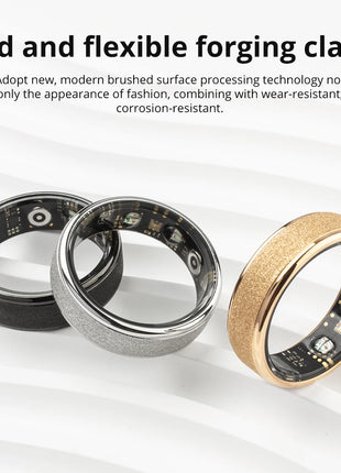 COLMI R10 Smart Ring with Charging Case for Men Women, Health and Sleep Monitor, 5ATM Waterproof, Multi-sport Mode