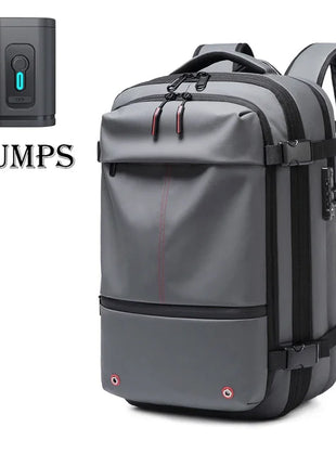 Men Travel Backpack vacuum compression Laptop Backpack 17 inch Extended Large Capacity school Backpack Hiking Business backpack