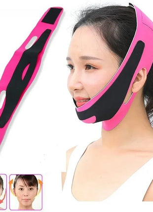 YS00135--Elastic face slim bandage v line facial shape woman chin belt facial care beauty tool