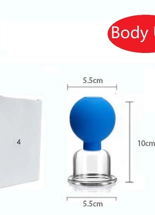 Slimming Face Sucker Suction Cup Vacuum Cupping Jar Cellulite Massager For Beauty Facial Eye Chineses Cupping Acupuncture