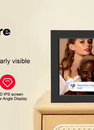 WiFi Digital Photo Frame 10.1 Inch 32GB Smart Digital Picture Frame with 1280x800 HD Touch Screen Digital Frame Christmas Gift
