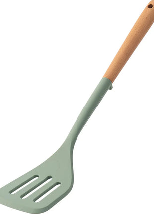 NEW Silicone Spatula Non Stick Pan Wooden Handle Silicone Vegetable Heat-resistant Silicone Cooking Spatula Spoon Kitchen tool