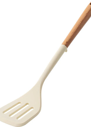NEW Silicone Spatula Non Stick Pan Wooden Handle Silicone Vegetable Heat-resistant Silicone Cooking Spatula Spoon Kitchen tool