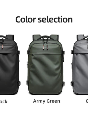 Men Travel Backpack vacuum compression Laptop Backpack 17 inch Extended Large Capacity school Backpack Hiking Business backpack