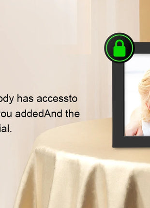 WiFi Digital Photo Frame 10.1 Inch 32GB Smart Digital Picture Frame with 1280x800 HD Touch Screen Digital Frame Christmas Gift