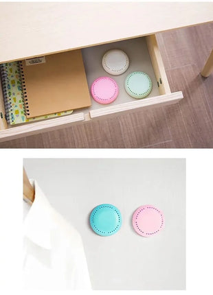 10pcs Toilet Air Deodorant Solid Round Fisher Aromatherapy Fragrance Lasting Deodorization Toilet Bedroom Wardrobe Car Home