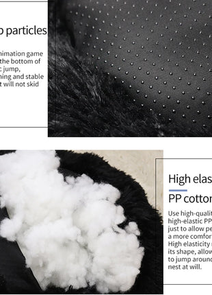 Super Soft Pet Cat Bed Plush Full Size Washable Calm Bed Donut Bed Comfortable Sleeping Artifact Suitable For All Kinds Of Cats