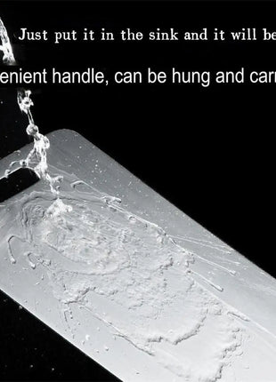 Titanium Cutting Boards for Kitchen Stainless Board 304 Steel Thickened Double Sided Food Grade Portable Fruit Meat Chopping