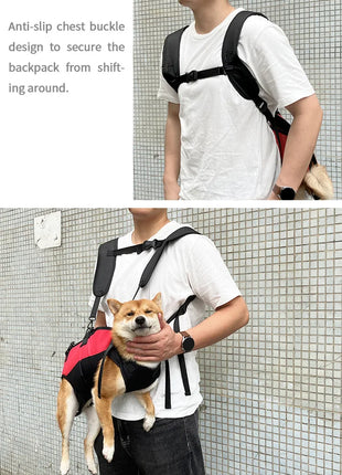 Pet Travel Backpack(3 sizes) Shoulder Carrier Outdoor Hiking Walking Durable Comfortable Oxford Fabric Dog/Cat Carrier