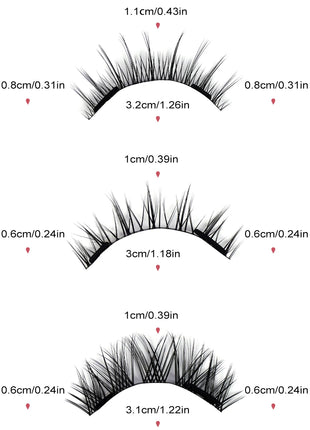Glue Free Reusable Magnetic Eye Lashes