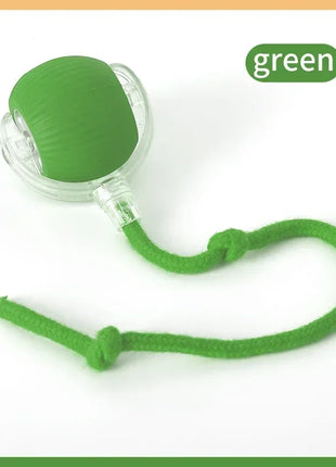 Cat Interactive Ball Toys Automatic Rolling Ball Faux Tail Rechargeable Smart Pet Electric Toy Dog Cat Training Imitate Mouse