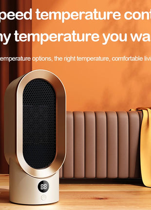 Portable Heater Electric Fan Heater Mini Radiator Desktop Warmer Machine For Winter PTC Ceramic Heating For Home Bedroom Office