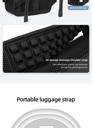 Men Travel Backpack vacuum compression Laptop Backpack 17 inch Extended Large Capacity school Backpack Hiking Business backpack