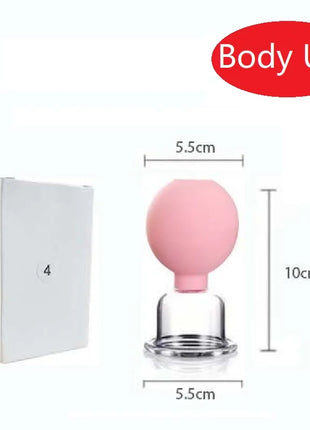 Slimming Face Sucker Suction Cup Vacuum Cupping Jar Cellulite Massager For Beauty Facial Eye Chineses Cupping Acupuncture