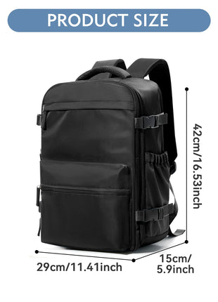 Vacuum Backpack Travel Bag for Men Large Capacity Backpack Business Laptop Backpack Women Men Expandable Backpack School Bag