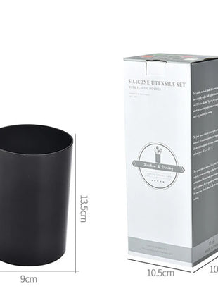 12PCS Silicone Kitchenware Non-Stick Cookware Kitchen Utensils Set Spatula Shovel Egg Beaters Wooden Handle Cooking Tool Set