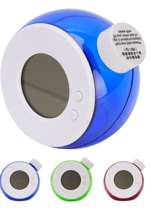Water Powered LED Digital Alarm Clock Quiet Water Energy Clock Eco Conscious Clock For Nightstand Bedroom Office Living Room